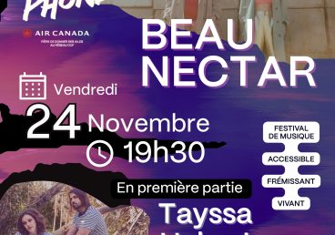 Beau Nectar et Tayssa Hubert au Coup de coeur francophone 2023